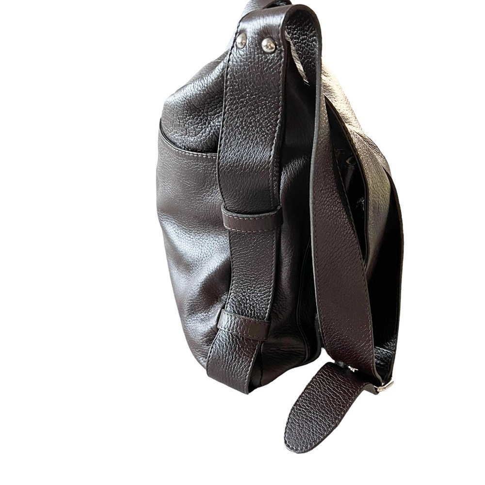 alexandra biagiotte for bottega giotti firenze brown messenger bag - Picture 6 of 14